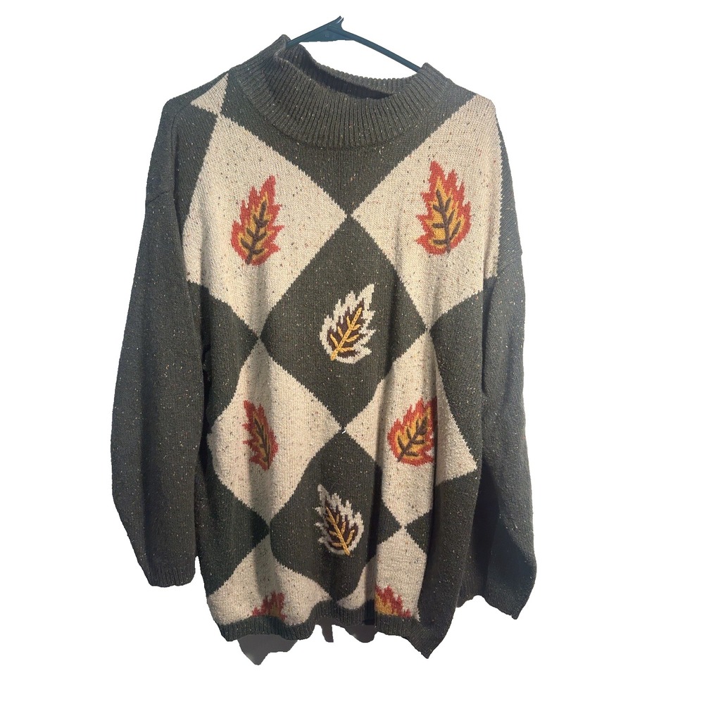 dress barn womens‎ fall long sleeve pullover sweater plus size 2XL XXL
